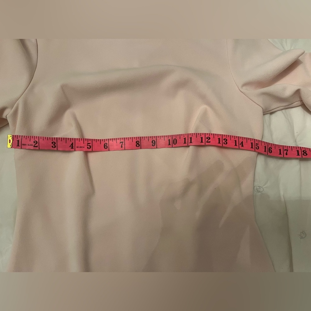 Calvin Klein Light Pink Bell Sleeve Dress - Picture 6 of 9